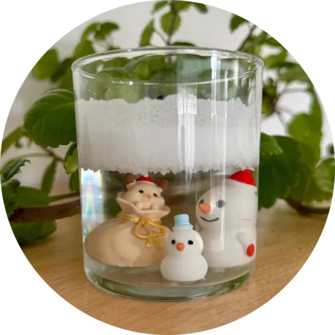 Vela con agua